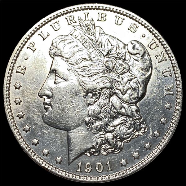 1901 Silver Morgan Dollar CLOSELY  UNCIRCULATED
