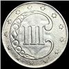 Image 2 : 1852 Silver Three-Cent Piece ABOUT  UNCIRCULATED