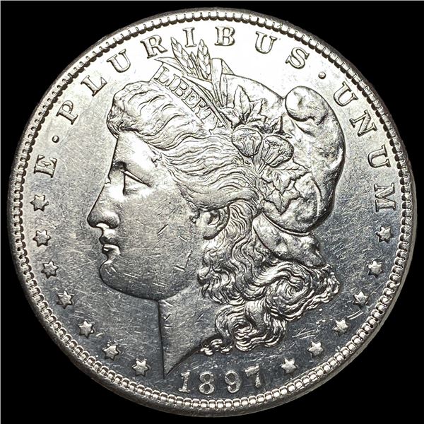 1897-S Morgan Silver Dollar CLOSELY UNCIRCULATED