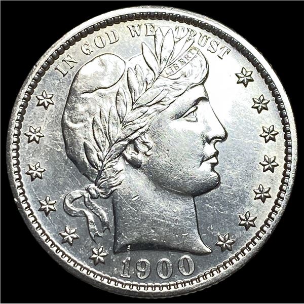 1900-S Silver Barber Quarter UNCIRCULATED