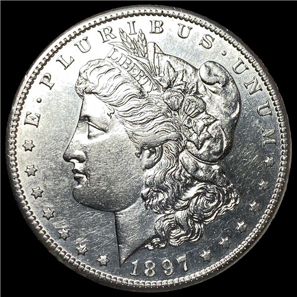 1897-S Silver Morgan Dollar CHOICE AU