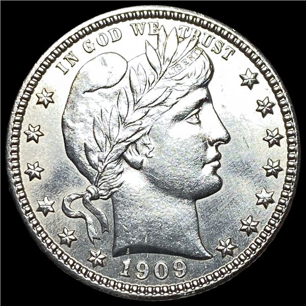 1909-D Silver Barber Quarter UNCIRCULATED