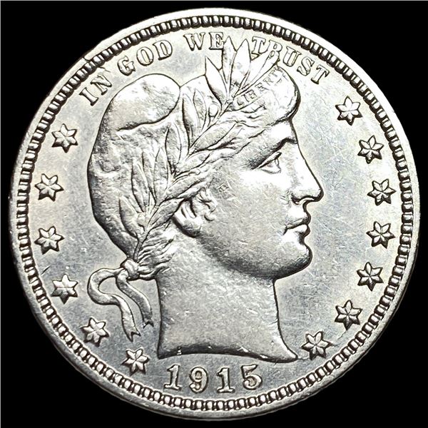 1915-D Barber Silver Quarter CLOSELY UNCIRCULATED