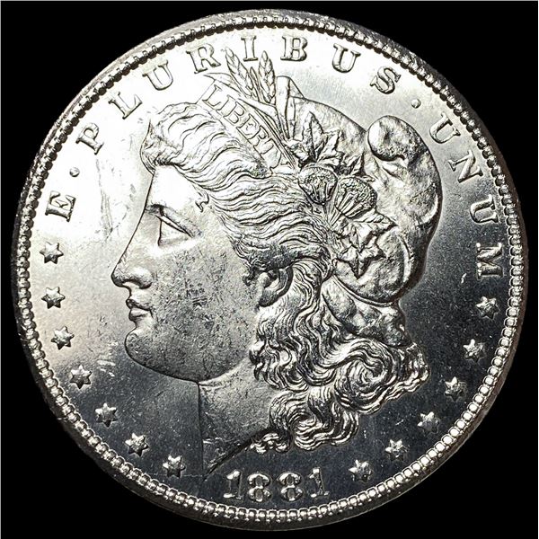 1881-CC Silver Morgan Dollar CHOICE BU