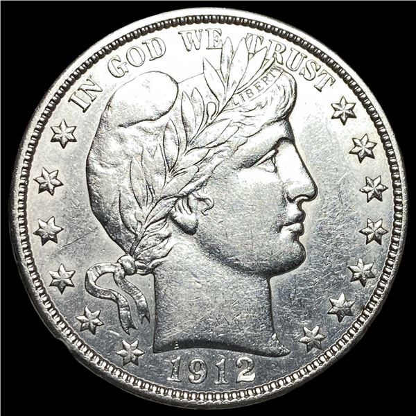 1912-D Silver Barber Half Dollar CLOSELY UNCIRCULATED