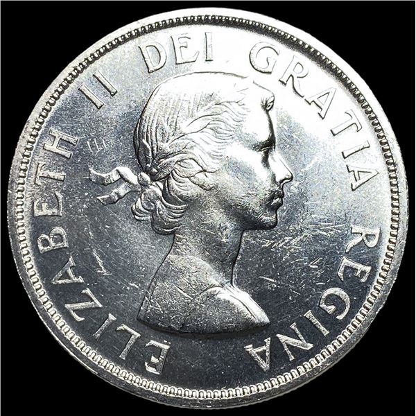 1958 Canada Silver Dollar British Columbia CHOICE BU
