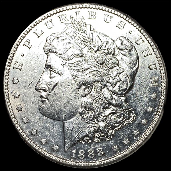1888-S Silver Morgan Dollar CHOICE AU