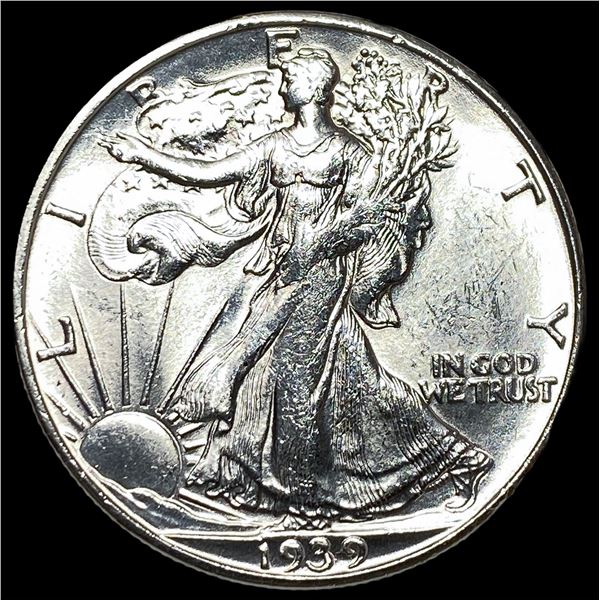 1939-D Silver Walking Liberty Half Dollar CHOICE BU