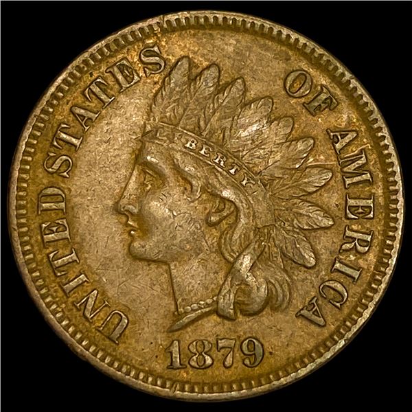 1879 Indian Head Cent NEARLY UNCIRCULATED