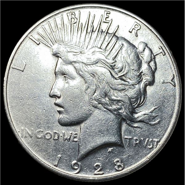 1928-S Peace Silver Dollar NEARLY UNCIRCULATED
