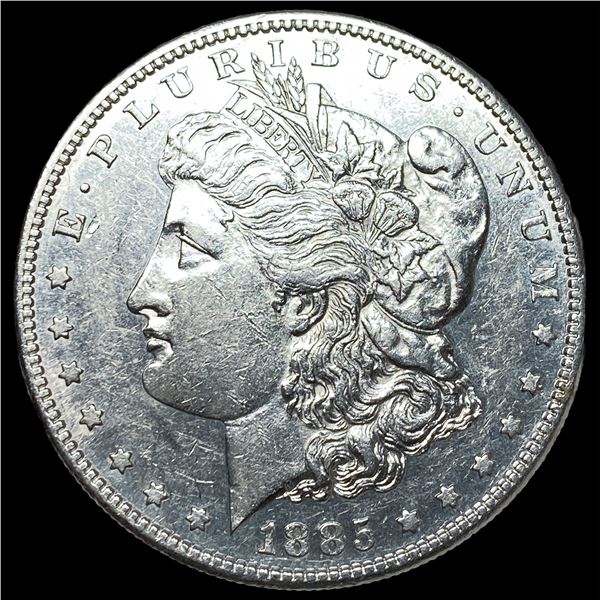 1885-S Silver Morgan Dollar CHOICE AU