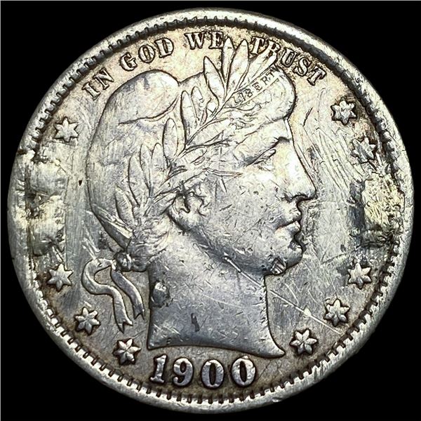 1900-S Silver Barber Quarter HIGH GRADE