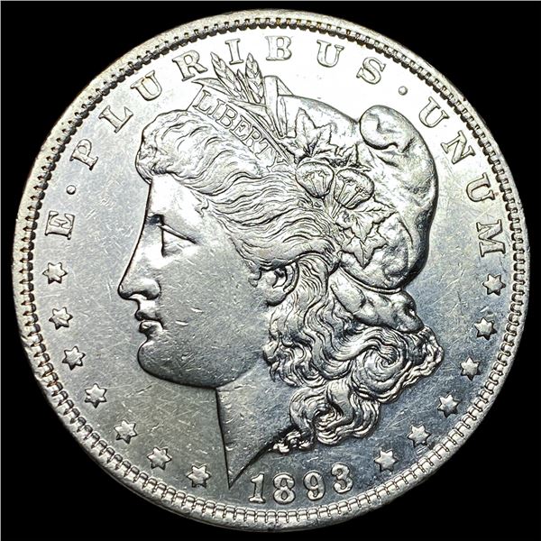 1893 Silver Morgan Dollar CLOSELY  UNCIRCULATED