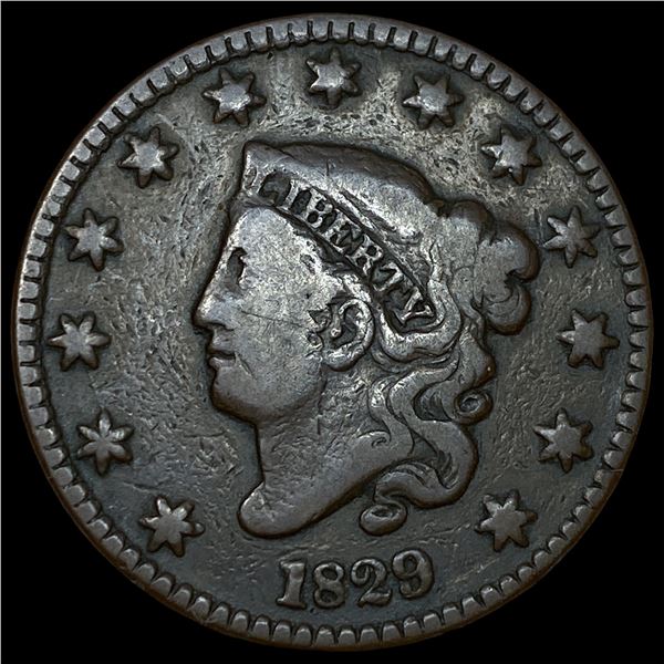 1829 Coronet Head Large Cent LIGHTLY  CIRCULATED