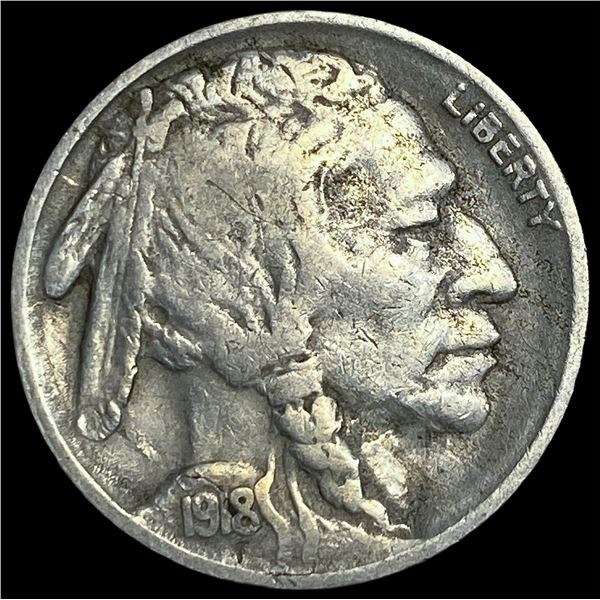 1918-S Buffalo Nickel NEARLY UNCIRCULATED