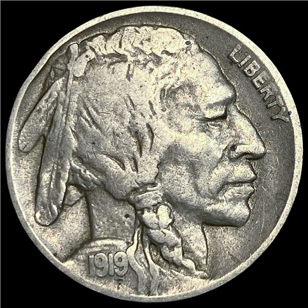 1919-D Buffalo Nickel LIGHTLY CIRCULATED
