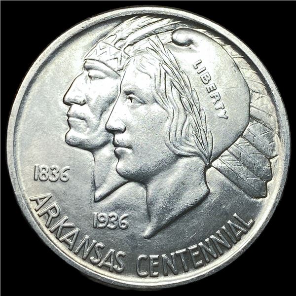 1937 Silver Arkansas Half Dollar UNCIRCULATED