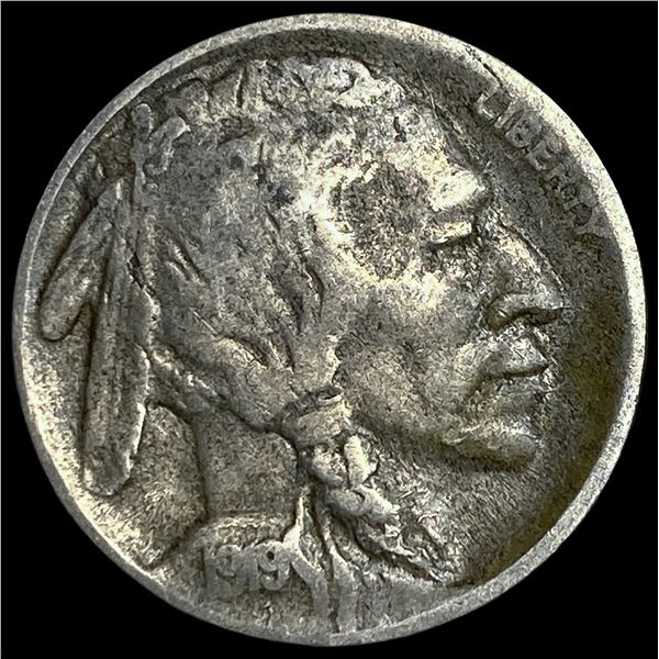 1919-D Buffalo Nickel NEARLY UNCIRCULATED