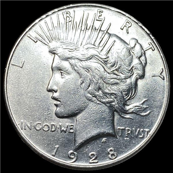 1928-S Silver Peace Dollar CLOSELY UNCIRCULATED