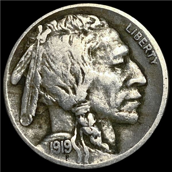 1919-S Buffalo Nickel LIGHTLY CIRCULATED