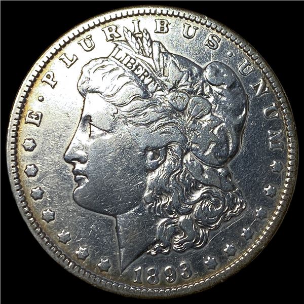 1893 Morgan Silver Dollar LIGHTLY CIRCULATED