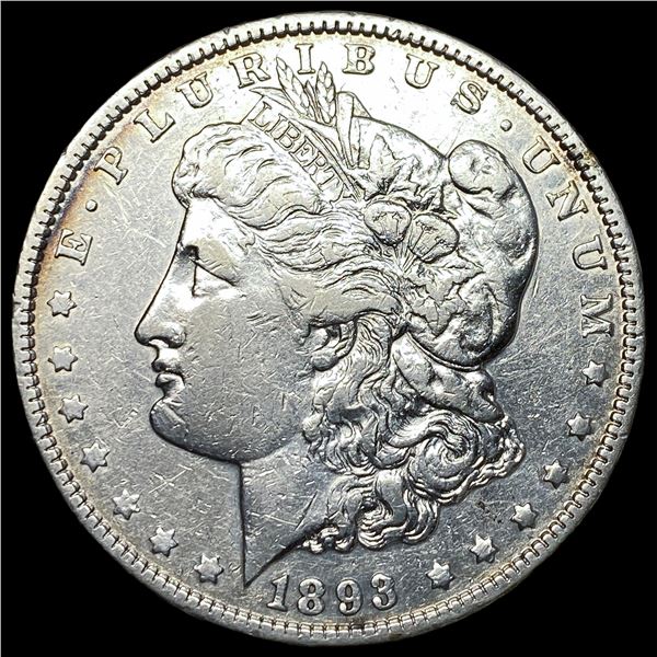 1893 Morgan Silver Dollar NEARLY UNCIRCULATED