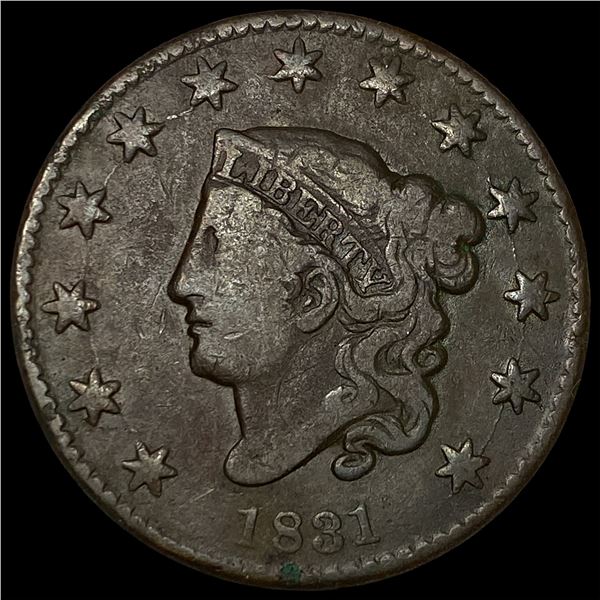 1831 Coronet Head Large Cent LIGHTLY  CIRCULATED