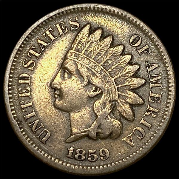 1859 Indian Head Cent NEARLY UNCIRCULATED