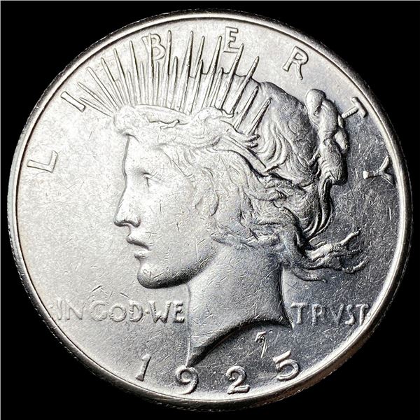 1925-S Silver Peace Dollar CLOSELY  UNCIRCULATED