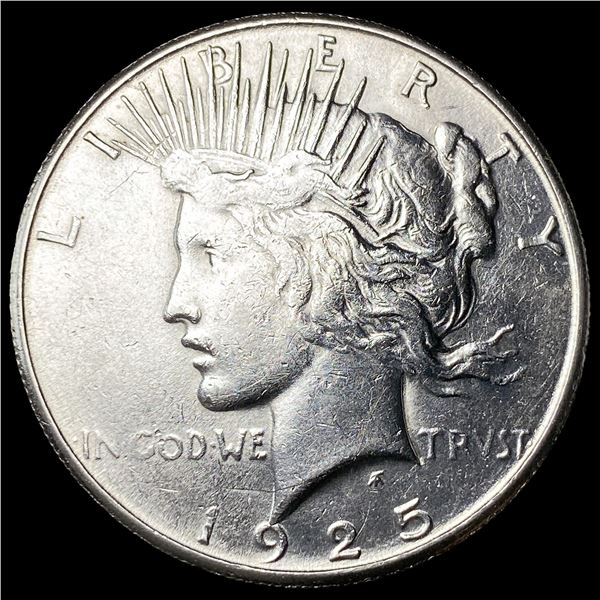 1925-S Silver Peace Dollar CLOSELY  UNCIRCULATED