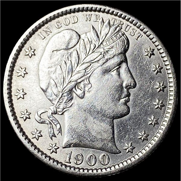 1900 Barber Quarter CLOSELY UNCIRCULATED