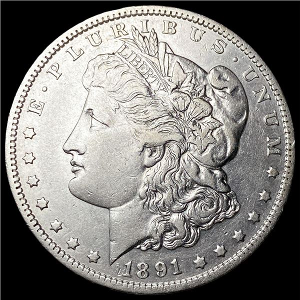 1891-O Silver Morgan Dollar NEARLY  UNCIRCULATED