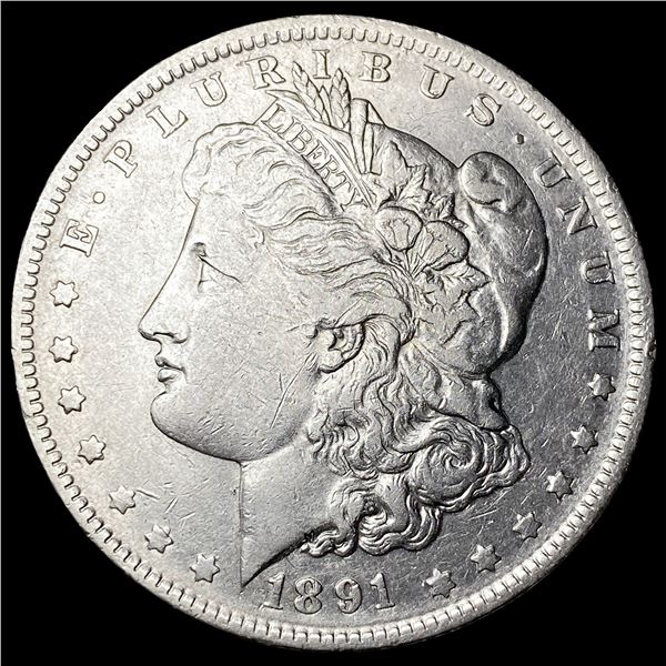 1891-O Silver Morgan Dollar NEARLY  UNCIRCULATED