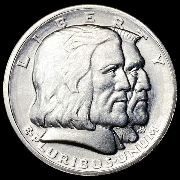 1936 Silver Long Island Half Dollar CLOSELY UNCIRCULATED