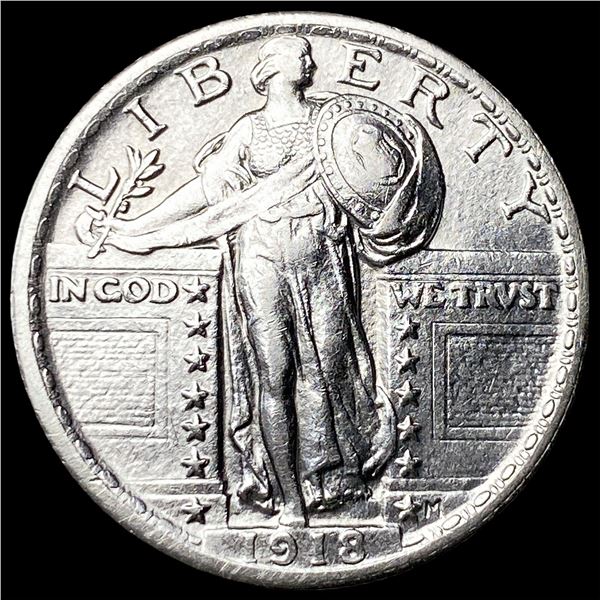 1918 Standing Liberty Quarter CLOSELY  UNCIRCULATED