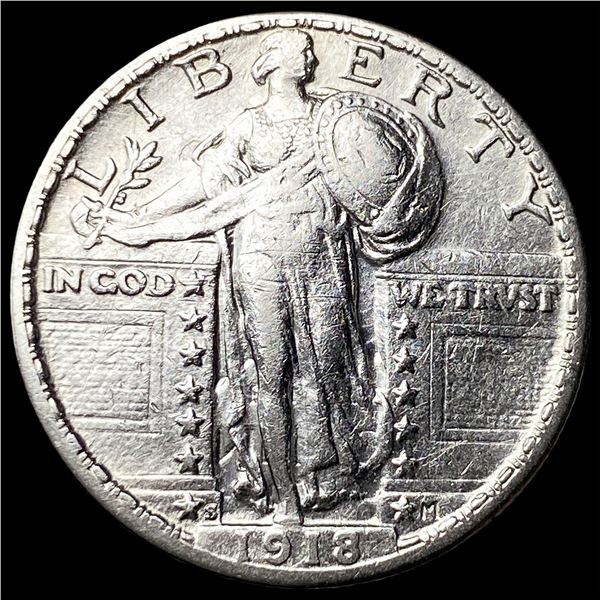 1918-S Standing Liberty Quarter NEARLY UNCIRCULATED