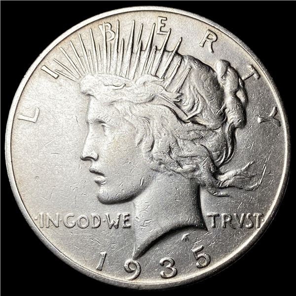 1935-S Silver Peace Dollar NEARLY  UNCIRCULATED