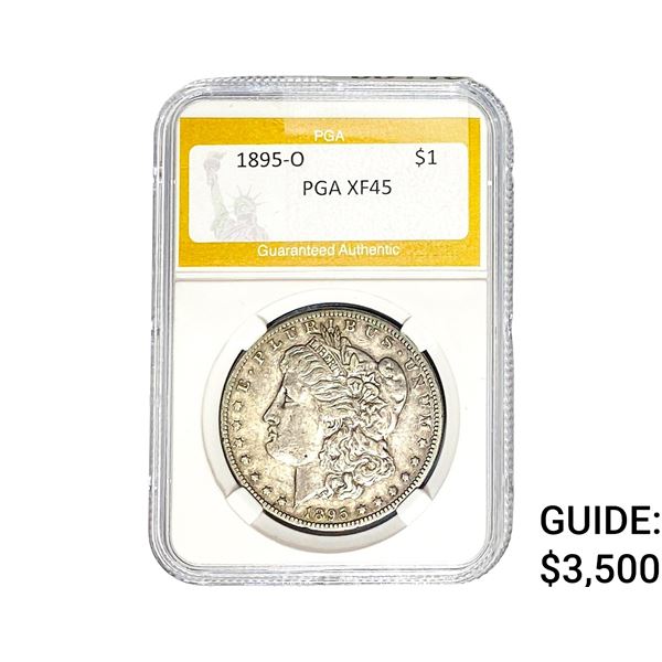 1895-O Morgan Silver Dollar PGA XF45