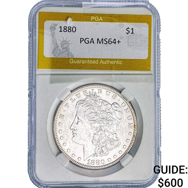 1880 Morgan Silver Dollar PGA MS64+