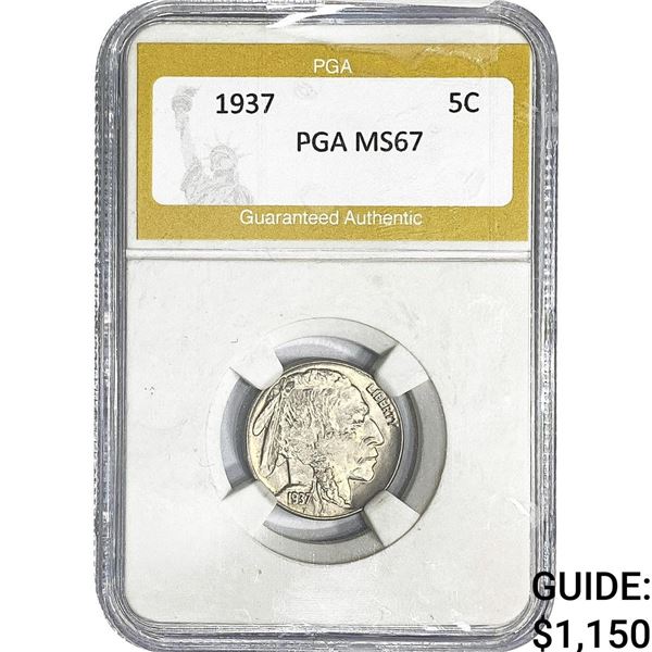 1937 Buffalo Nickel PGA MS67
