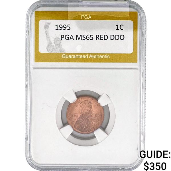 1995 Lincoln Memorial Cent PGA MS65 RED DDO