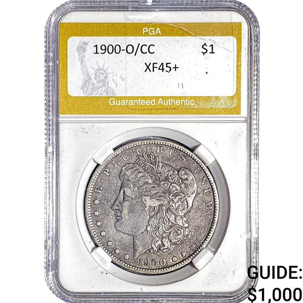 1900-O/CC Morgan Silver Dollar PGA XF45+