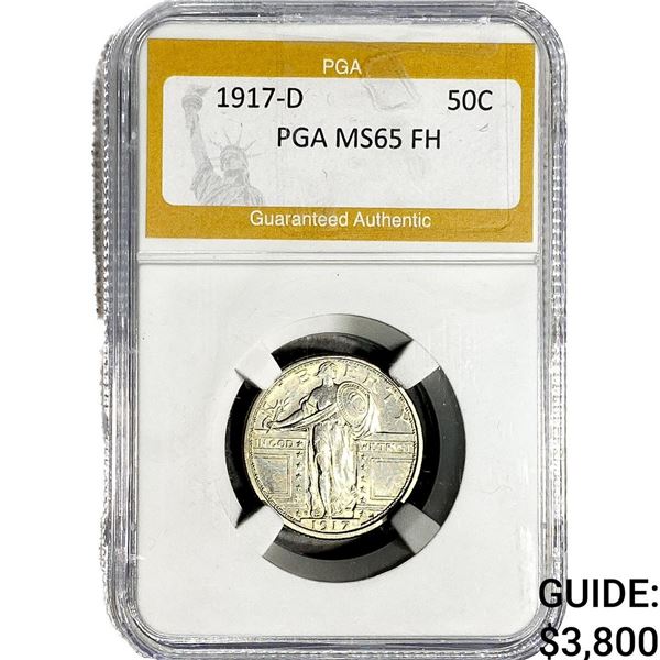 1917-D Standing Liberty Quarter PGA MS65 FH