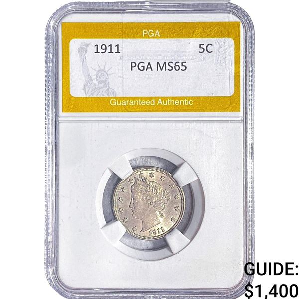 1911 Liberty Victory Nickel PGA MS65