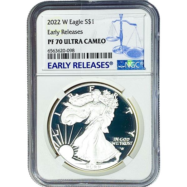 2022-W Silver Eagle NGC PF70 Ultra Cameo