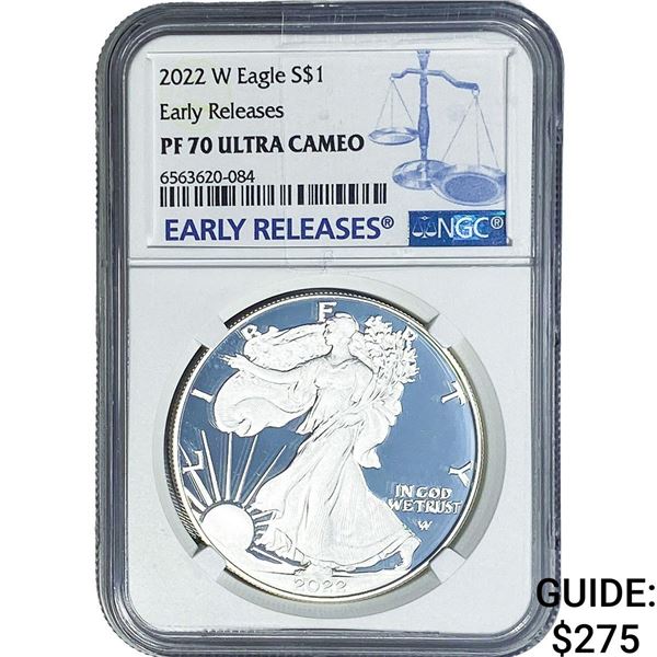 2022-W Silver Eagle NGC PF70 Ultra Cameo