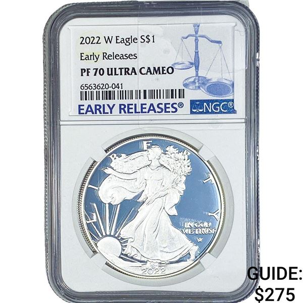 2022-W Silver Eagle NGC PF70 Ultra Cameo
