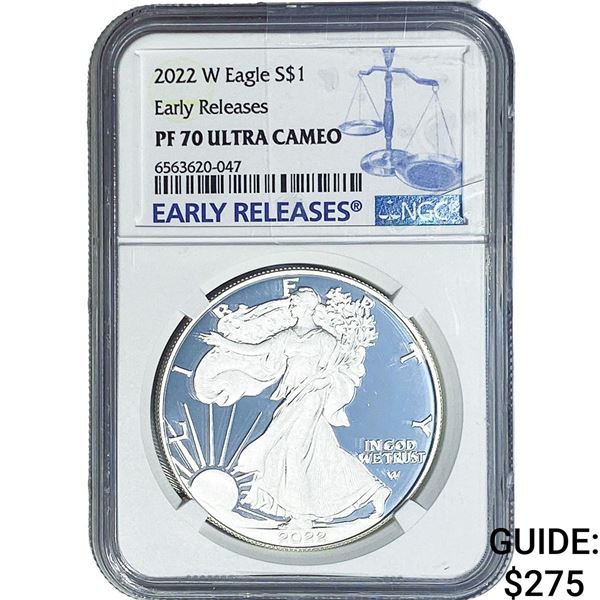 2022-W Silver Eagle NGC PF70 Ultra Cameo