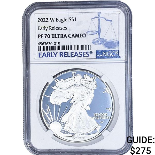 2022-W Silver Eagle NGC PF70 Ultra Cameo
