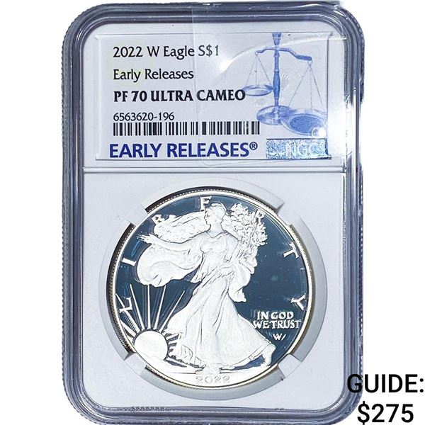 2022-W Silver Eagle NGC PF70 Ultra Cameo